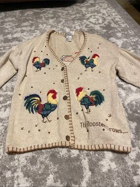 Vintage chicken sweater